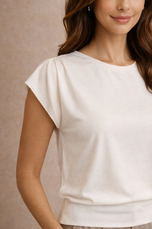 Blusa ombro virado -7-